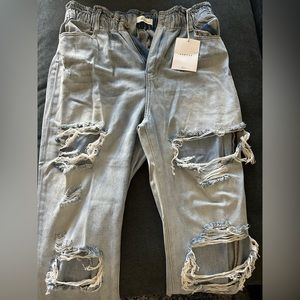 KANCAN destroyed jeans